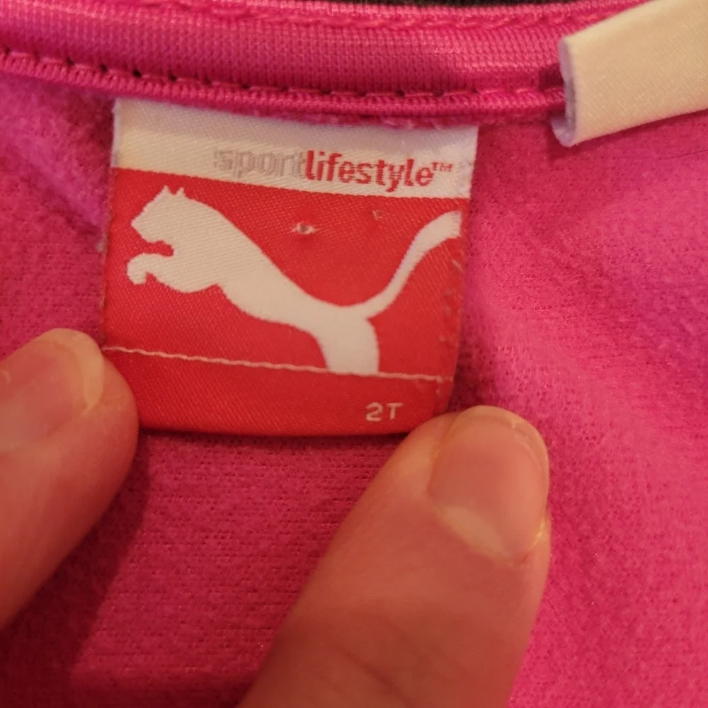Puma Toddler Girl's Pink Track Jacket Size 2T